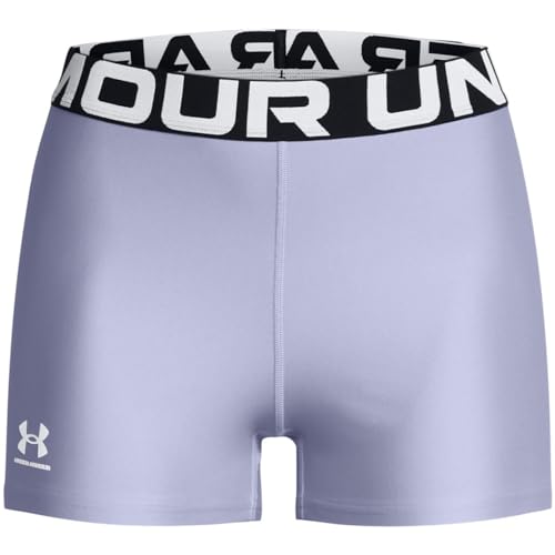Under Armour HeatGear Authentics Shorty Donna Pantaloncino Attillato Viola M