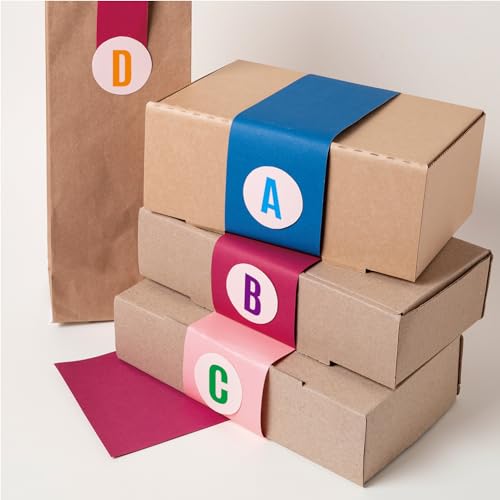 Image of 12 Sheets Letter Sticker, 312 PCS Alphabet Stickers Waterproof Alphabet, 2 inch Self Adhesive Letters Kit Mailbox Sticker Vinyl Letter Stickers, Mailbox Labels DIY Crafts Art Making, Notebook