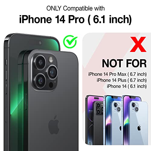 Image of TORRAS Magnetic Shockproof for iPhone 16 Pro Max Case, [Compatible with MagSafe][Military-Grade Drop Tested] Translucent Slim Protective Case for iPhone 16 Pro Max Anti-Fingerprint Anti-Scratch, Black