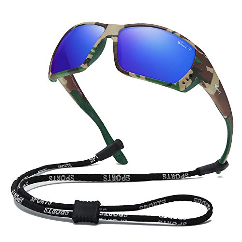 Image of Bevi Polarized Sports Sunglasses Ultralight TR90 Frame Glasses Flexible and Durable for Men Women Sun Glasses