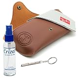 Ray-Ban Special Edition Brown Case w/Crizal Lens Cleaning Spray, Microfiber Cloth, and Keychain Screwdriver Bundle