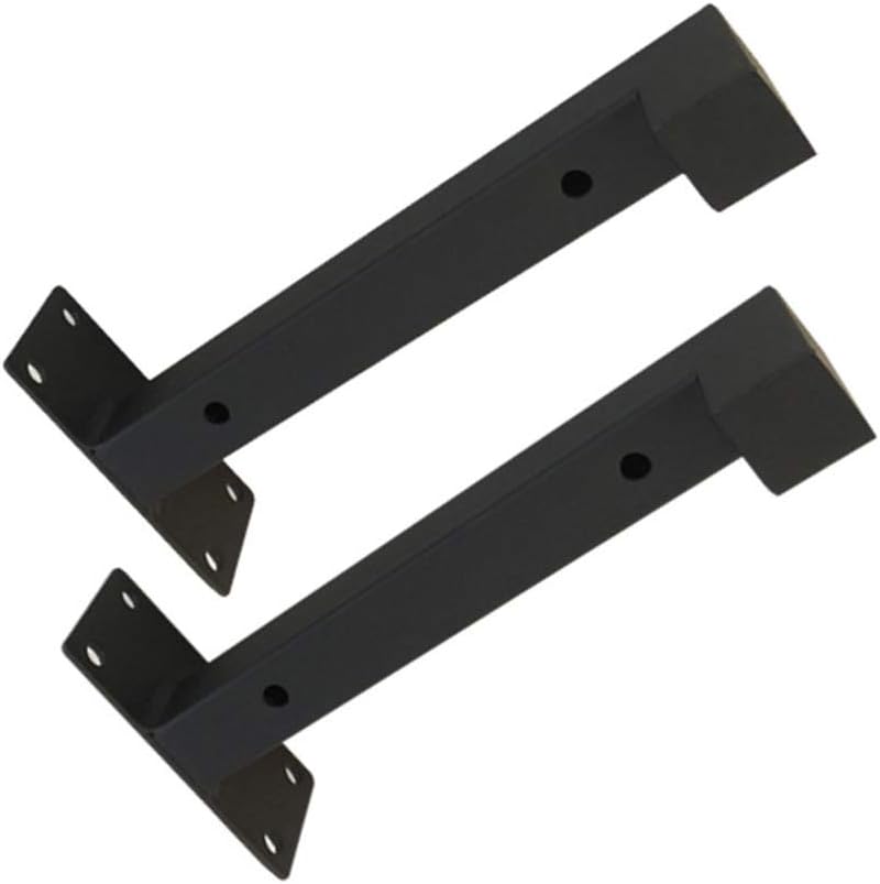 Shelf bracket SZXD Black Hook wall mount support Metal iron Modern decorative Shelves Floating shelf 2 pieces