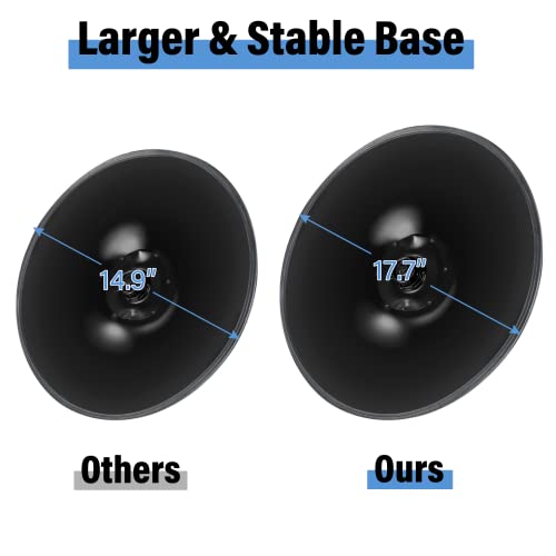 Aowos Adjustable Swivel Bar Stools Set Of 4, Mid-Century Modern Pu Leather Upholstered Counter Height Bar Stool, Kitchen Island Barstoosl With Back Black #TOP7