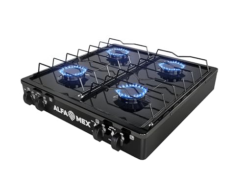 Opiniones de Parrilla de Gas 4 Quemadores Walmart disponible en línea para comprar. 40 Alfamex Parrilla de Gas Sobreponer - 4 Quemadores de Alta Eficiencia - Acero Inoxidable - Gas LP - Encendido Manual - Diseño Moderno - Fácil de Limpiar (Peltre, Negra)