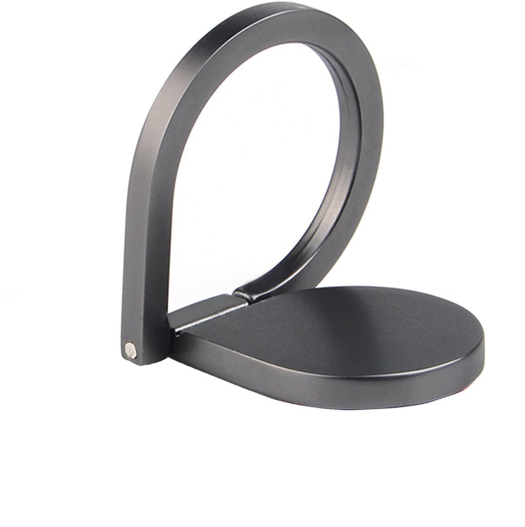 Phone Ring I-Ring Holder - Finger Ring & Stand - Improves Phone Grip Compatible with All Smart Phone Teblet Multi Stone (Grey)-image-43