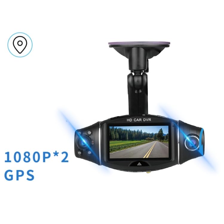 ELECTROPRIME R310F Car DVR highlighting 1080P and GPS features