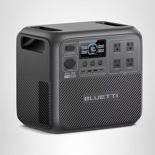 Bluetti Elite 200 V2 Power Station—2073.6Wh LiFePO4, 2600W AC — view 9