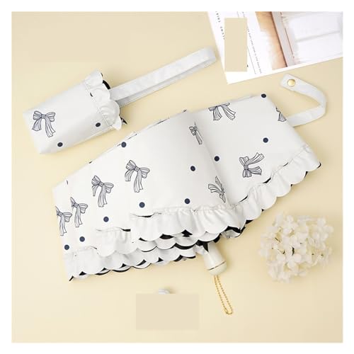 RENEESME Umbrellas for Rain Umbrella Plus 8 Rib Lace Umbrella Rain Or Shine Umbrella Light Sun Umbrella Strong Umbrella for Wind and Rain(Color:D)