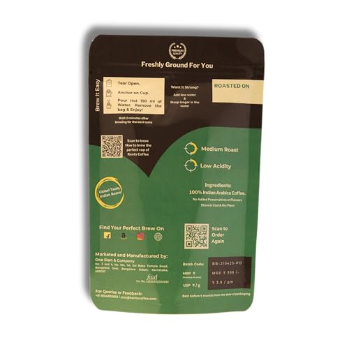 Image of Kents Coffee Brazilian Boss | 100% Arabica Pour Over Drip Coffee Bags | Smooth, Non-Bitter, Low Acidic | Choco And Nutty Taste | Gut-Friendly | Easy Brew 10 Pack