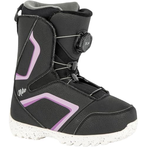 Nitro Unisex - Adult Droid BOA '22 Snowboard Boat, BLK-Purple-White, 185