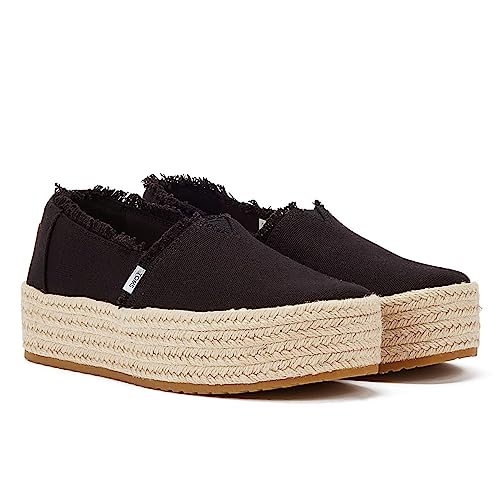 TOMS Valencia, Plate-Forme, Black Canvas,
