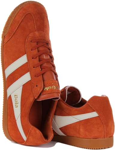Image of Gola Equipe Suede - Sneakers for Men - Contrasting Wingflash - Heel Return - Durable Cupsole - Low Silhouette