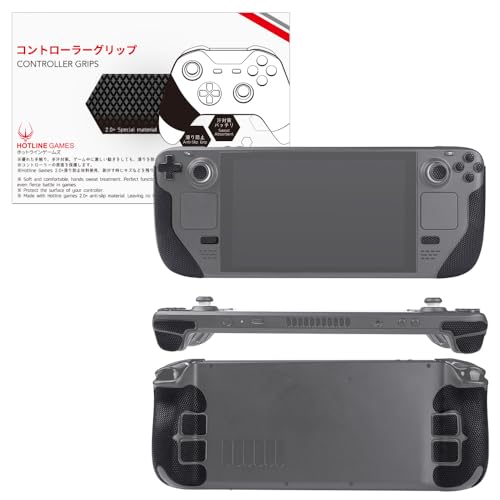 Hotline Games Steam Deck �R���g���[���[�O���b�v ����~�� �O���b�v�V�[�� ����~�� �O���b�v �e�[�v Steam Deck �R���g���[���[ �A���`�X���b�v�e�[�v �y �O���b�v�͋���/�z���� / ����0.6mm / ���S���L �z�y 