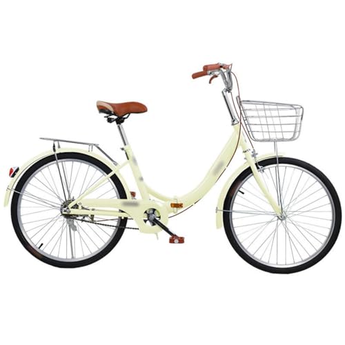 20' 24' Zoll Damen-Klapprad, Faltrad Mit Rahmen Aus Kohlenstoffstahl, Tiefeinsteigerfahrrad Für Frauen Und Erwachsene Mit Luftreifen A,24 inch