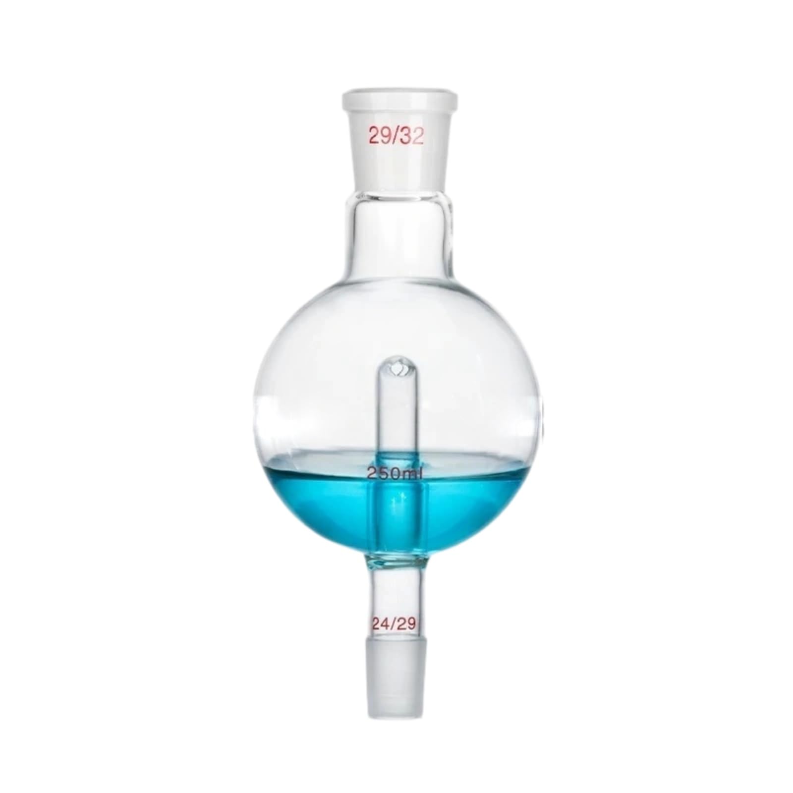 Glas Rotationsverdampfer Spritzkopf Siedeverzugsfalle-250ml-29/32 24/29