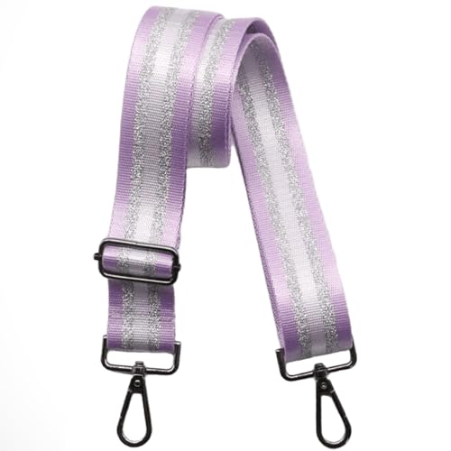 Image of LVYOUME Purse Strap Silver Hardware Wide Bag Straps Replacement Crossbody Adjustable Shoulder Strap for Purses