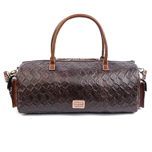 Handmade Large Leather Duffle Bags for Travel or the Gym, Overnight Sports Bag Weekender Bag Travelers Carry-on Luggage Duffel Bag for Men and Women2