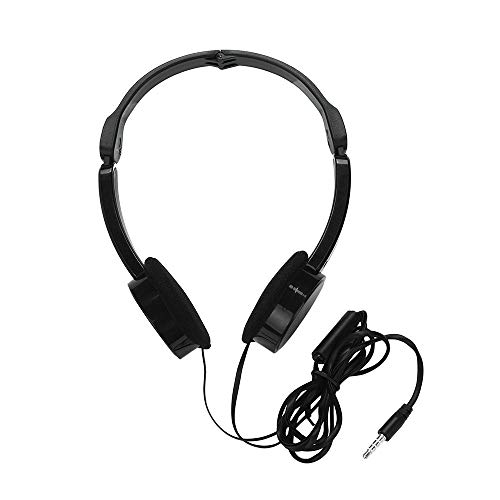 Kids Headphones, Sandistore Foldable Stereo Tangle-Free 3.5mm Jack Wired Cord On-Ear Headset