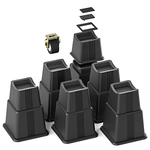 ZTON Adjustable Bed Furniture Risers Elevation in Heights 3", 5"