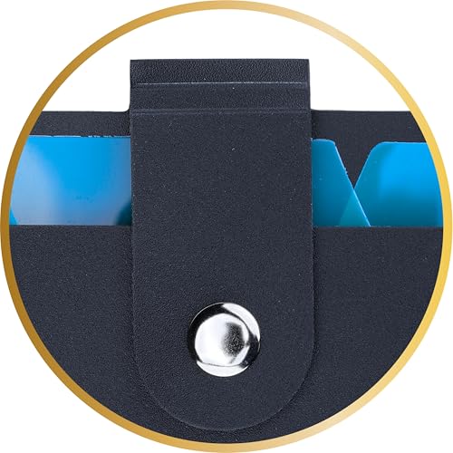 Image of SPS 5 Pocket Expanding File Folder Smile Design - Fits A4 & Letter Size Document Organizer, Accordion File Folders, File Holder for Office, School & Home Use - Blue