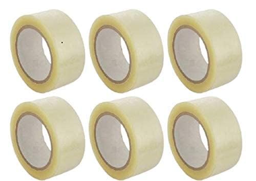 Eco Pack Transparent Adhesive BOPP || Tape 2 inch Width x 30 Meter Length Roll || Packing Tape (Combo of 6 Pcs) (B0CYWWRB6S) Amazon Price History, Amazon Price Tracker