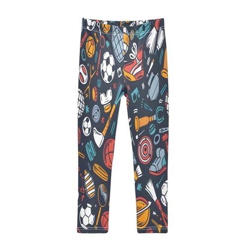 Bolaz Toddler Girls Leggings Printed Yoga Pants Leggings Football Sport for Kids