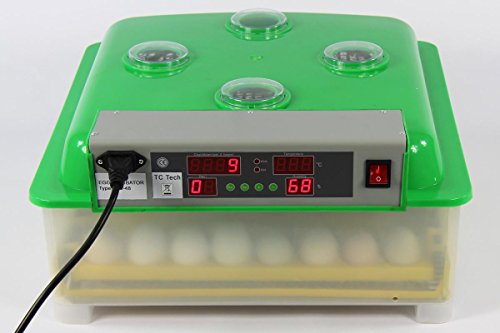 Inkubator VOLLAUTOMATISCH BK48Pro + Zubehör, Neue Generation, 48 Eier, Brutautomat, Brutmaschine – Bild 4