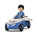 Toddys by siku 0107, Mike Moby, 2-teiliges Spielzeugauto, Zusammensteckbar, Inkl. beweglicher Spielfigur, Hochwertiger Schwungradmotor, Blau/Grau, Ab 18 Monaten