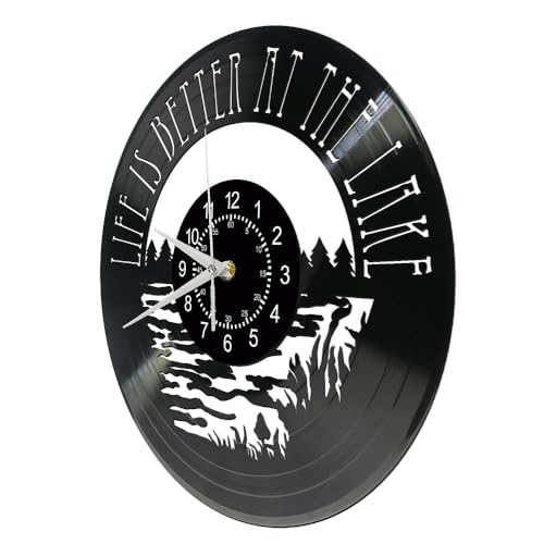 Reloj de pared analógico moderno redondo de 12 pulgadas miniatura 3