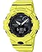 Casio Reloj Digital para Hombre de Cuarzo con Correa en Resina GBA-800-9AER, Amarillo Neón