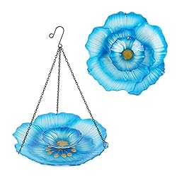 Unique garden decor hanging bird bath 