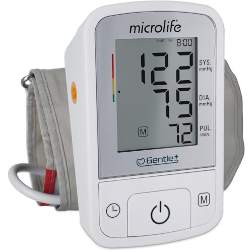 Microlife BPM2 Automatic Digital Upper Arm Blood Pressure Monitor Wide-Range Cuff Fits Most (Medium Large up to 16.5 in) Stores 60 Results
