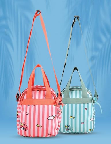 Image of PB Pearlbags Soft Crossbody Shoulder Or Hand Bag or Sling bag Water Resistant Anti Fall Stationery Storage Bag Handbag Clutch Bag Sweet Birthday Gift For 5-10 Years Children Students Girls