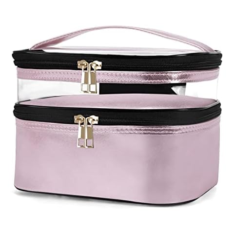 HUA ANGEL Double Layer Travel Makeup Bag Cover