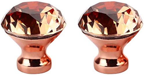 Boutons de porte en verre cristal pour remplacer poignée usée