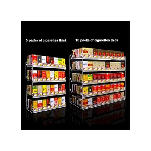 Présentoir à cigarettes de supermarché pour comptoir mural