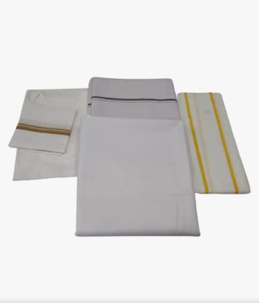 charmiskids Men's 5 - Piece Pandit Dhoti Kurta Set, White Color | Unstitched Kurta, Angocha, Vest, Hanky. (Best Item for shradh or Diwali)(Pitru Paksha) Best Package pandat ji or pitron ke kapde-picture-27