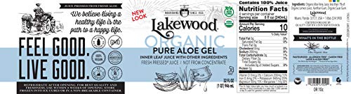 Lakewood Organic Pure Aloe Vera Gel, 32 Ounce (Pack Of 6) #TOP1