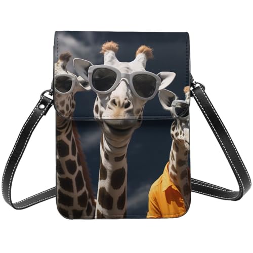 Petit sac à bandoulière femme cuir portefeuille de voyage et pochette pour téléphone portable
