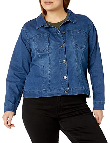 Vintage America Blues Women's Vintage Jean Jacket Reversible, Allure Porcelain Floral, Large