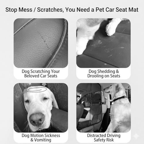 Housse de chien pour VW ID.5 : protection de siège arrière étanche - 2