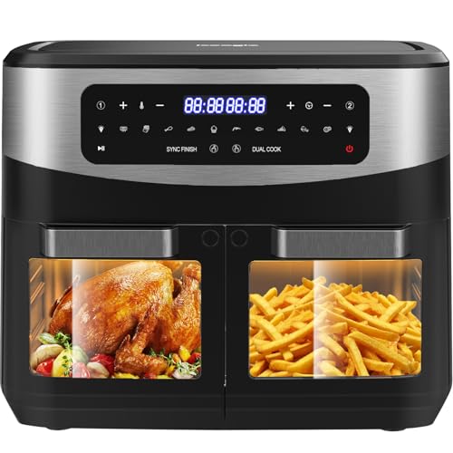 Iceagle Air Fryer 12 L, 2600W, Noir