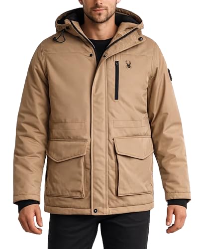 Manteaux alternatifs de doudoune Spyder M Spydr Oxford Parka Homme style urbain chic