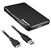 Produktbild Combrite Festplattengehäuse (6,35 cm (2,5 Zoll), USB 3.0, ultraspeed, externes Festplattengehäuse, werkzeugloses Design für 6,35 cm (2,5 Zoll) SATA HDD/SSD