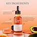 Vitamin C Serum For Face-Anti Aging & Wrinkle Facial Serum With Vitamin C,Sodium Hyaluronate,Vitamin E And More,Skin Brightening Serum For Dark Spots,Fine Lines & Dull Skin,1 Fl Oz