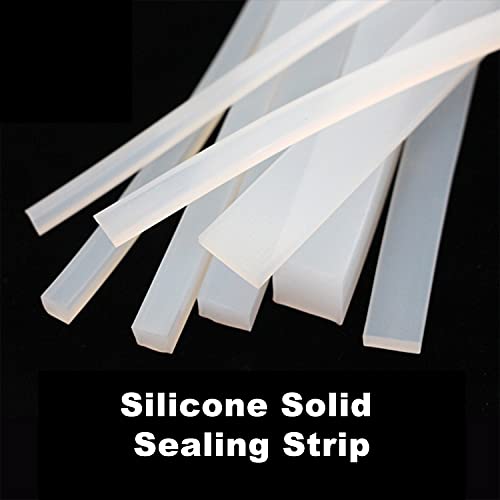 AIMIMI Silicone Solido Barra Quadrata Traslucido