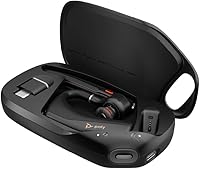 Poly Voyager Legend 50 UC Bluetooth Headset with Charging Case - 4 Noise-Canceling Mics, AI NoiseBlockAI, WindSmart, All-Day Comfort