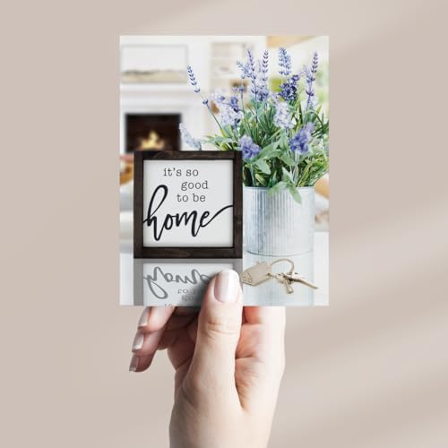 Image of Mediz Note Cards for Real Estate Agents (Good To Be Home, Pack of 25)