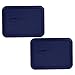 Pyrex 7210-PC Rectangle Dark Blue 3 Cup Storage Lid for Glass Dish (2, Dark Blue) by Pyrex