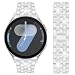 Produktbild DEALELE Armband Kompatibel mit Samsung Galaxy Watch 7 / FE / 6 / 6 Classic / 5 / 5 Pro / 4 / 4 Classic / 3 41mm, 20mm Glitzer Diamant Metall Ersatz Armbänder für Huawei GT3 / GT2 42mm, Roségold